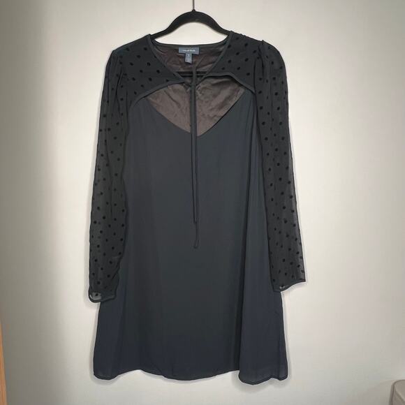 ModCloth Black After the Aria Shift Mini Dress Size Small - Picture 2 of 6